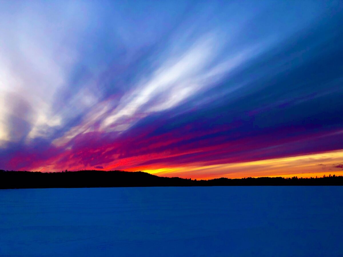 Sunset at Golden Eagle Lodge, Gunflint Trail