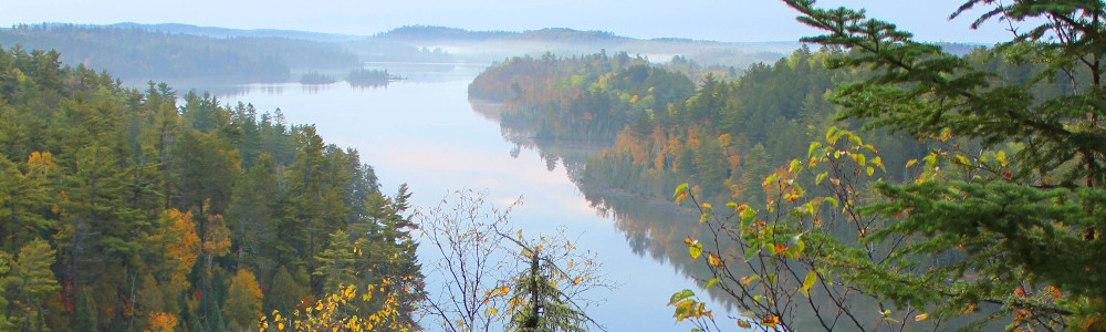 Gunflint Overlook Vista view from Caribou Rock Trail