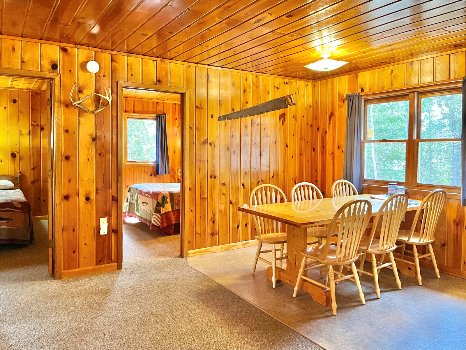 Golden Eagle Lodge, Large Cabin 4 Dining Area, Gunflint Trail Resort