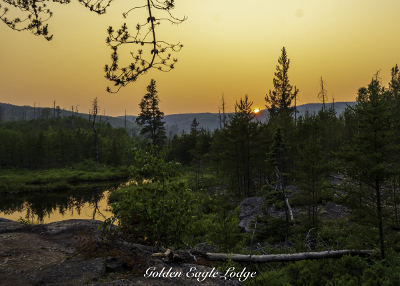 Sunset on Magnetic Rock Trail