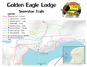 Gunflint Trail Snowshoe Trail Map