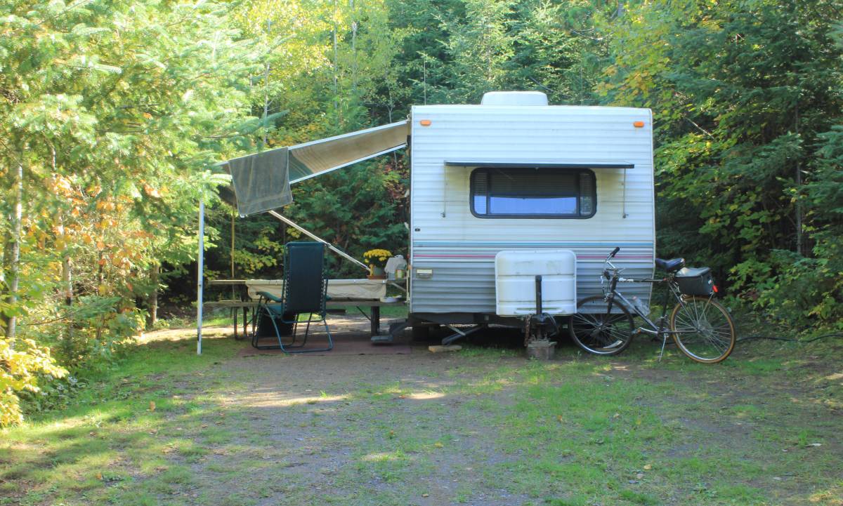 RV at campground